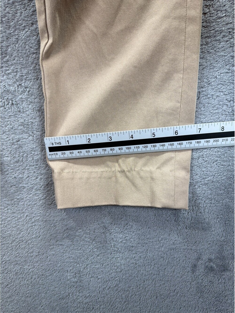 White House Black Market Women's Beige Dress Pants Size 4R - Picture 9 of 15